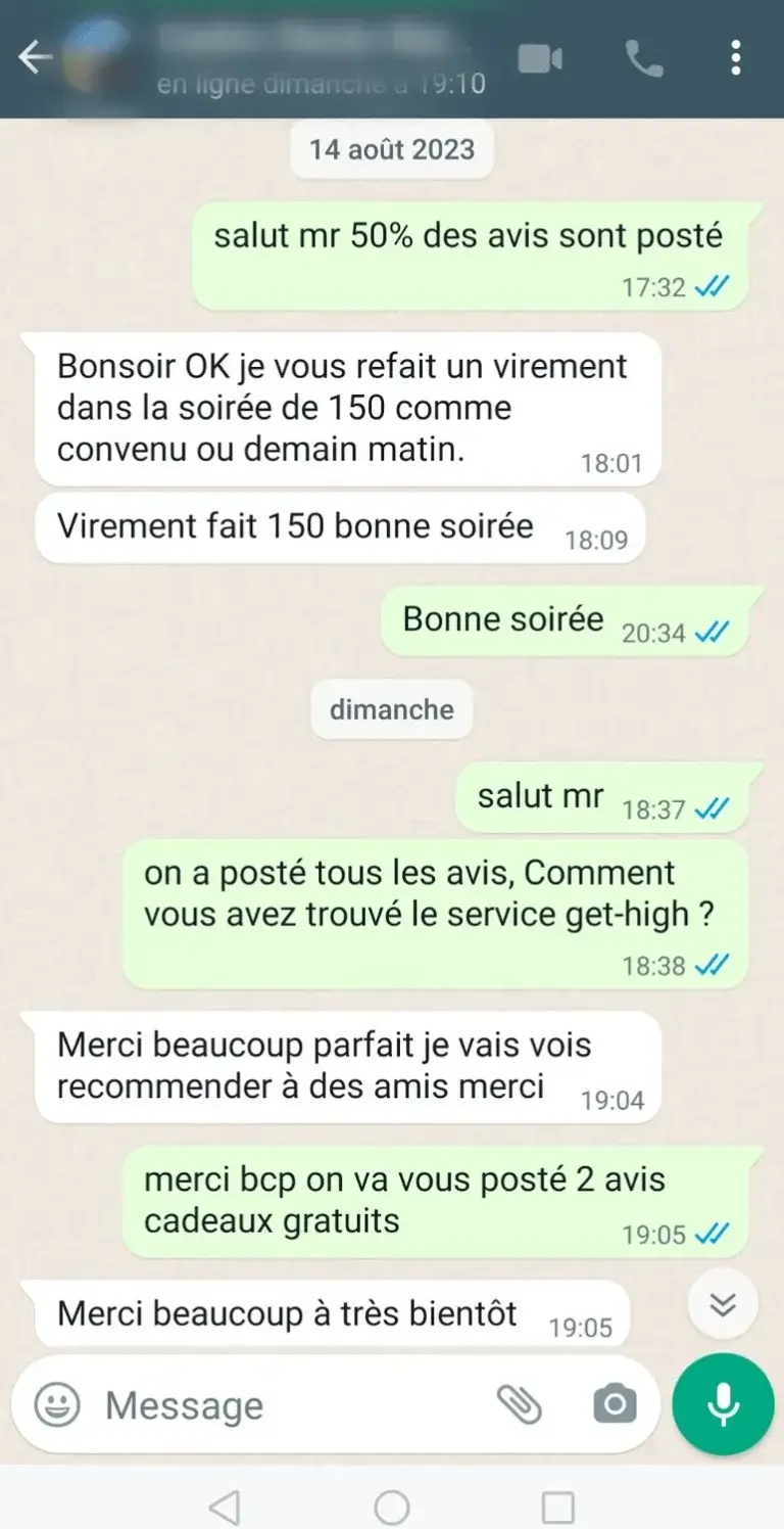 acheter des vues youtube canada - t&eacute;moignage client